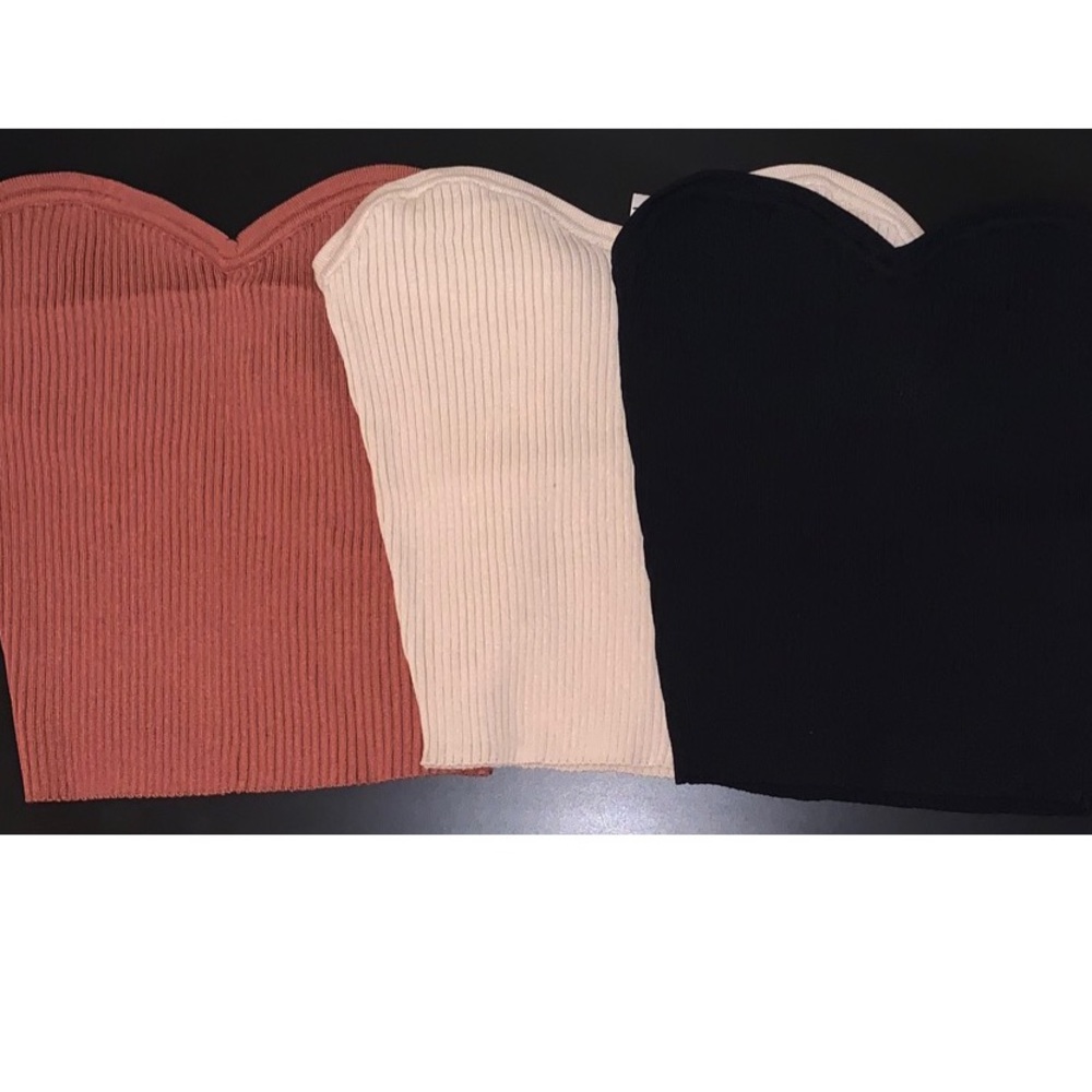 Ribbed tube top